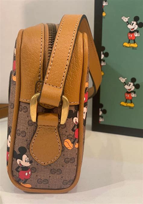 gucci mickey mouse messenger bag|mickey mouse gucci images.